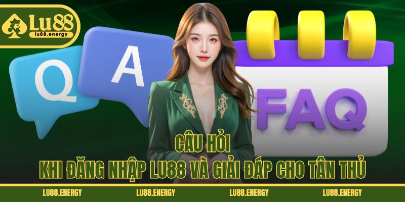 Câu hỏi khi đăng nhập LU88 và giải đáp cho tân thủ