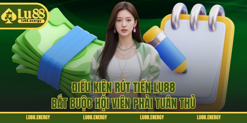 Điều kiện rút tiền LU88 bắt buộc hội viên phải tuân thủ