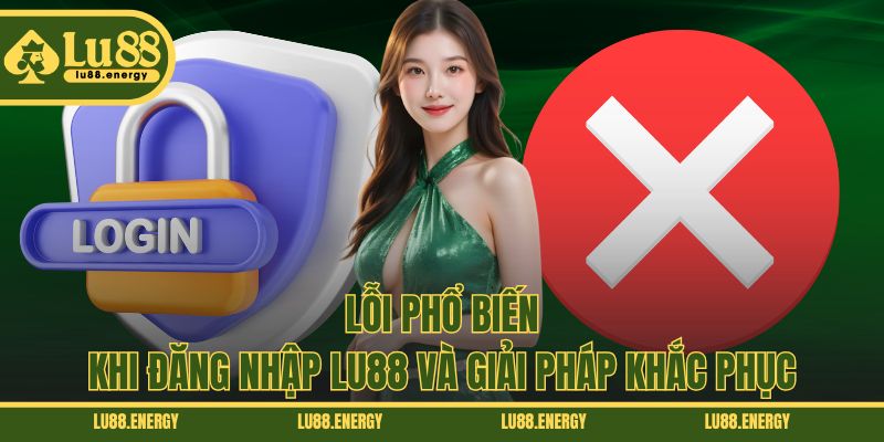 Lỗi phổ biến khi đăng nhập LU88 và giải pháp khắc phục