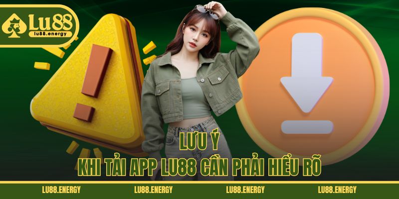 Lưu ý khi tải app LU88 cần phải hiểu rõ