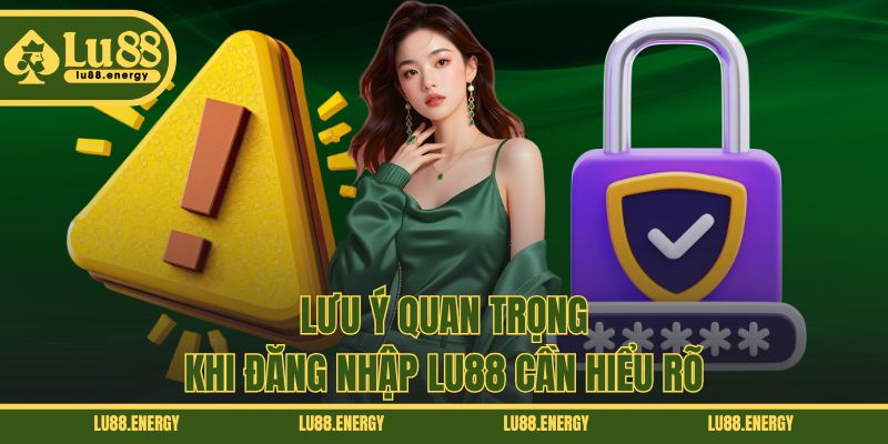 Lưu ý quan trọng khi đăng nhập LU88 cần hiểu rõ