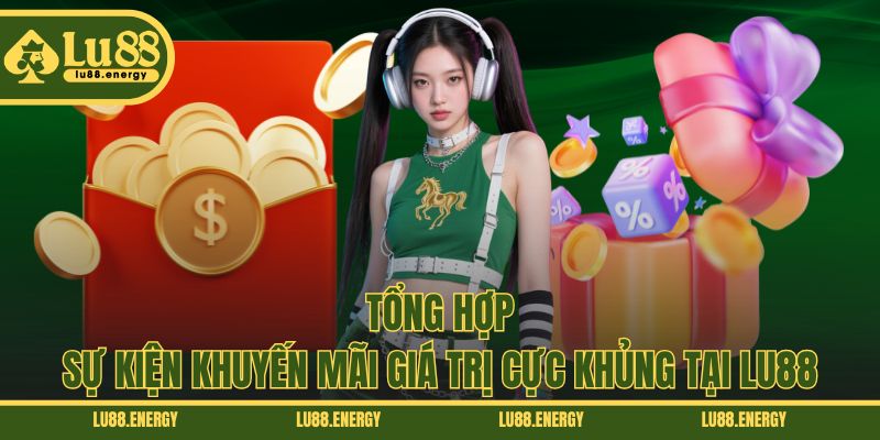 Tổng hợp sự kiện khuyến mãi giá trị cực khủng tại LU88